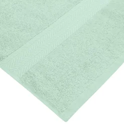 Lot de 3 serviettes invité 550 g/m² Menthe 30x50 cm LUXURY