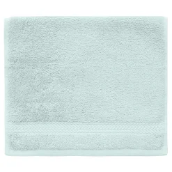 Lot de 3 serviettes invité 550 g/m² Bleu Arctic 30x50 cm LUXURY