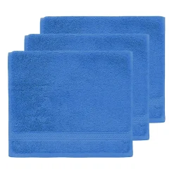 Lot de 3 serviettes invité 550 g/m² Ocean 30x50 cm LUXURY