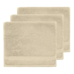 Lot de 3 serviettes invité 550 g/m² Ficelle 30x50 cm LUXURY