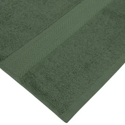 Lot de 3 serviettes invité 550 g/m² Eucalyptus 30x50 cm LUXURY
