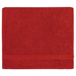 Lot de 3 serviettes invité 550 g/m² Rubis 30x50 cm LUXURY