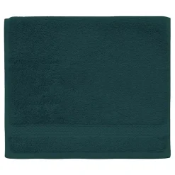 Lot de 3 serviettes invité 550 g/m² Petrol 30x50 cm LUXURY