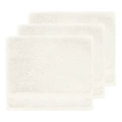 Lot de 3 serviettes invité 550 g/m² Ecru 30x50 cm LUXURY