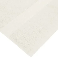 Lot de 3 serviettes invité 550 g/m² Ecru 30x50 cm LUXURY
