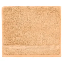 Lot de 3 serviettes invité 550 g/m² Pêche 30x50 cm LUXURY