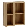 Lot de 2 étagères cube suspendues 50 x 57 cm NOVA chêne Coast Evoke