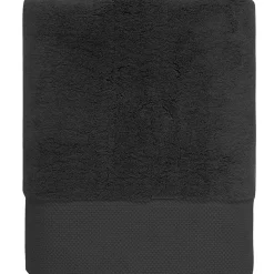Maxi drap de bain Zéro Twist 560 g/m² Noir 100x150 cm SENSOFT