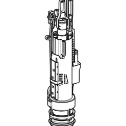 Mécanisme de chasse - Geberit - Type 212 complet - A encastrer
