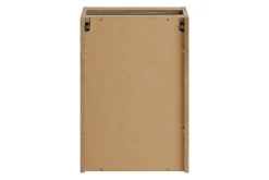 Meuble bas de salle de bain 40 cm avec panier à linge et plan NOVA chêne Coast Evoke