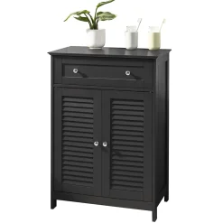Meuble Bas de Salle de Bain avec Tiroir, Buffet Commode, FRG238-DG, SoBuy