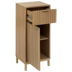 Meuble bas Tasso 2 portes effet bois naturel - Beige- 5five