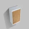 Meuble Colonne Armoire à droite 50x28,8x88cm Chêne + 1 amoire à droite - FIONA