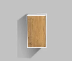 Meuble Colonne Armoire à droite 50x28,8x88cm Chêne + 1 amoire à droite - FIONA