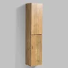 Meuble Colonne Armoire suspendue MDF Chêne 165x35x30cm, charnière à droite, Livrée assemblée - ALICE