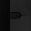 Meuble colonne de salle de bain suspendu MODERN noir 35 x 136 cm
