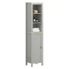 Meuble Colonne de Salle de Bain, Armoire Haute, BZR68-HG, SoBuy