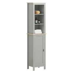Meuble Colonne de Salle de Bain, Armoire Haute, BZR68-HG, SoBuy