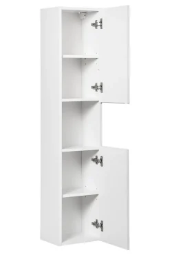 Meuble colonne de salle de bain à suspendre NOVA BLANC 30 X 140 cm