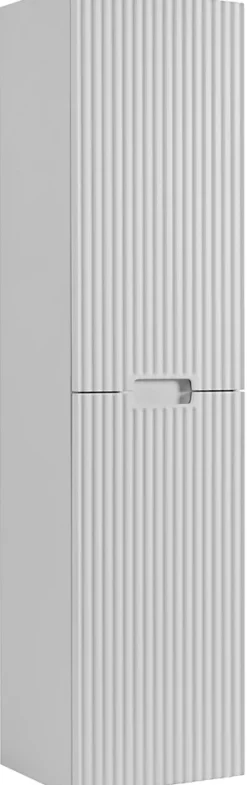 Meuble colonne de salle de bain suspendu VENA blanc 36 x 136 cm