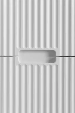 Meuble colonne de salle de bain suspendu VENA blanc 36 x 136 cm