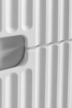 Meuble colonne de salle de bain suspendu VENA blanc 36 x 136 cm