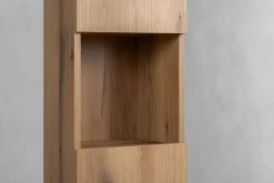 Meuble colonne de salle de bain à suspendre NOVA OAK 30 X 140 cm