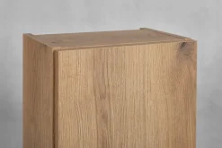 Meuble colonne de salle de bain à suspendre NOVA OAK 30 X 140 cm