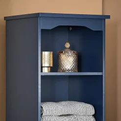 Meuble Colonne de salle de bains, Placard de Rangement, BZR112-B, SoBuy