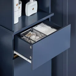Meuble Colonne de salle de bains, Placard de Rangement, BZR112-B, SoBuy