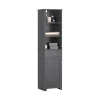 Meuble Colonne de Salle de Bain Armoire Rangement, BZR17-DG, SoBuy