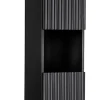 Meuble colonne de salle de bain à suspendre NOVA NOIR 30 X 140 cm