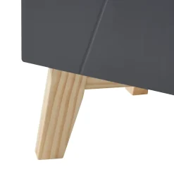 Meuble colonne de salle de bain Overath 160 x 30 x 30 cm gris en.casa