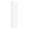 Meuble colonne de salle de bain H 140 cm coloris blanc mat à suspendre - KARAIB