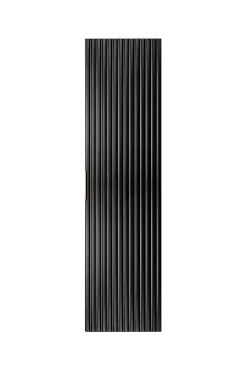 Meuble colonne suspendu de salle de bain FLOW noir 35 x 136 cm