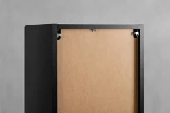 Meuble colonne suspendu de salle de bain MADIS NOIR 35 X 136 cm G