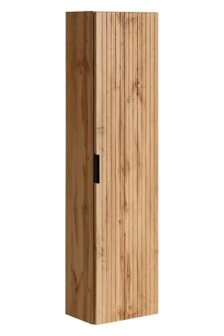 Meuble colonne suspendu de salle de bain ADEL CHÊNE 35 x 140 cm