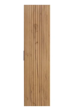 Meuble colonne suspendu de salle de bain FLOW chêne 35 x 136 cm