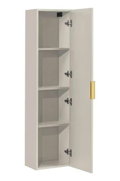 Meuble colonne suspendu de salle de bain ADEL CACHEMIRE 35 x 140 cm