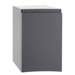 Meuble complément sous vasque gris anthracite Vague 34 cm version gauche