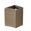 Meuble complément sous vasque effet bois l.34 cm version droite, Vague