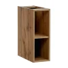 Meuble de rangement additionnel sous vasque KINOKO 2 portes Chene clair L20 x P57 x H46 cm Meuble suspendu