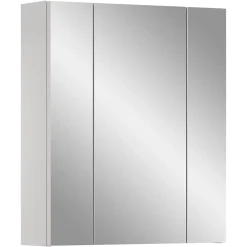 Meuble de rangement avec miroirs Blanc laqué KLEANKIN