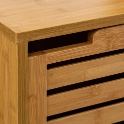 Meuble de rangement Colonne en Bambou 1 Porte H 168 cm