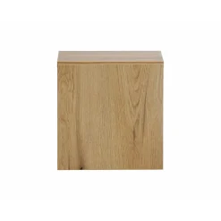 Meuble de rangement de salle de bain VANO 1 porte Coloris chene L20 x P57 x H18 cm Meuble suspendu