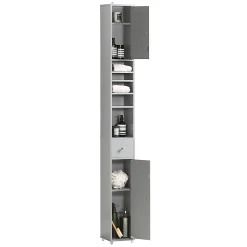 Meuble de Rangement Meuble Colonne Armoire de Toilette, BZR34-HG, SoBuy