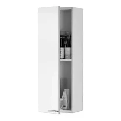 Meuble de salle de bain - ARKITMOBEL - Koncept - Colonne moderne - Blanc - À monter soi-même