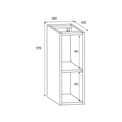 Meuble de salle de bain 100 cm (80+20) avec plan de travail supérieur + pieds meuble, Couleur: Chêne Foncé, 100 x 46 x 80,7 cm