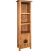Meuble de salle de bain autoportant Bois pin massif 48x32x170cm vidaXL