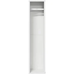 Meuble de salle de bain avec porte-rouleau blanc 20,5x20x90 cm vidaXL